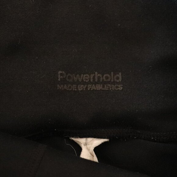 Fabletics Women's Sz XS Black Powerhold Mesh Pocket Stretch Activewear Leggings - Picture 13 of 15